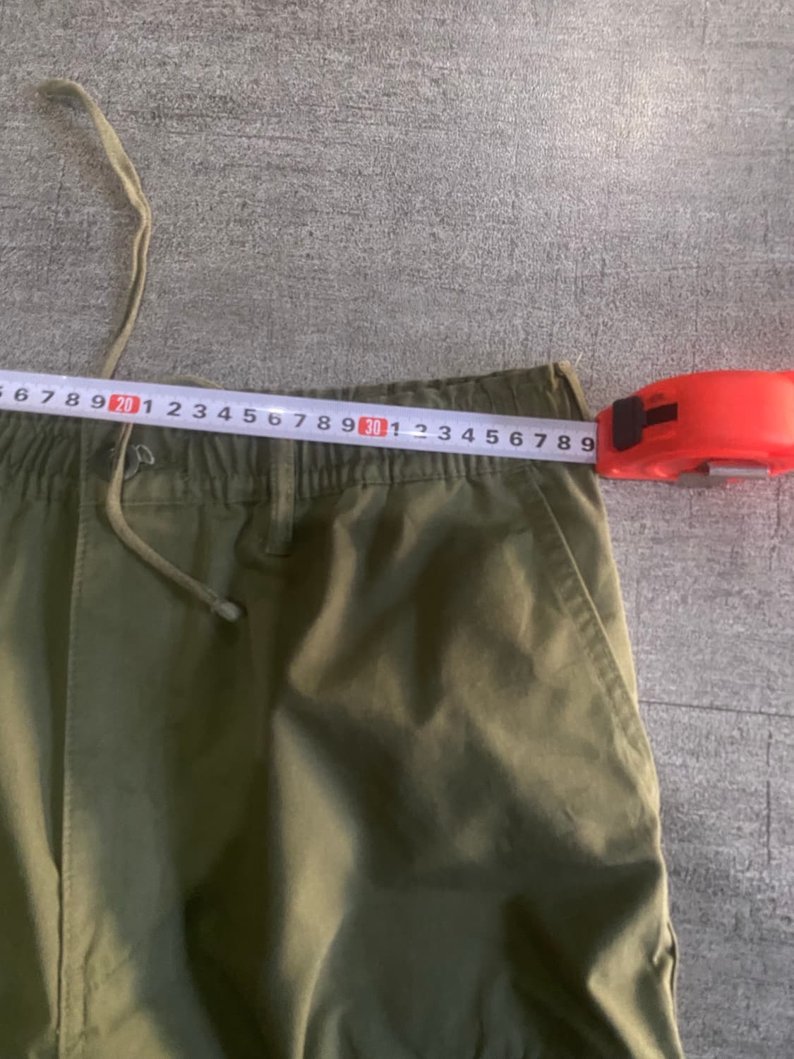 일본빈티지 Gu 올드스쿨아메카지 혁오풍 핀턱 와이드팬츠 카키 상품이미지3