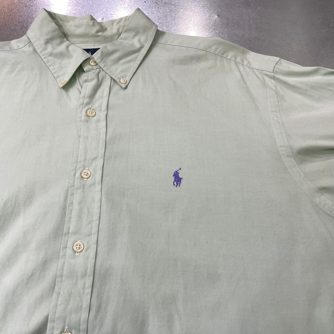 (16 1/2) POLO 폴로 랄프로렌 솔리드 셔츠 클래식핏 상품이미지7