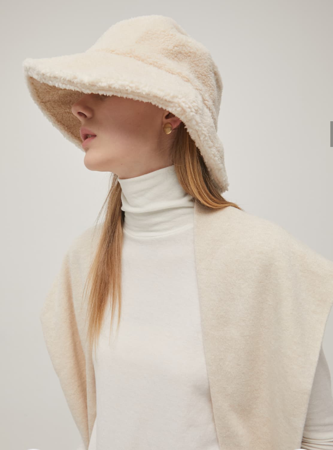 논로컬 시어링 버킷햇 상품이미지6