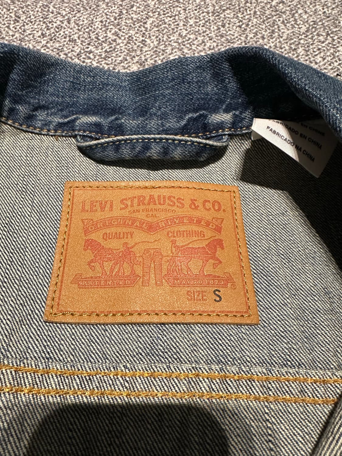 00s 리바이스 여성 데님 트러커 자켓 s 상품이미지3