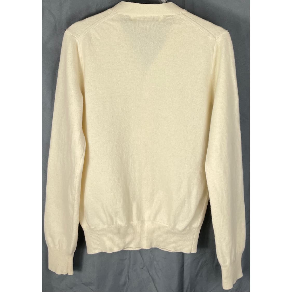 [S] 꼼데가르송 화이트와펜 울 가디건 상품이미지2