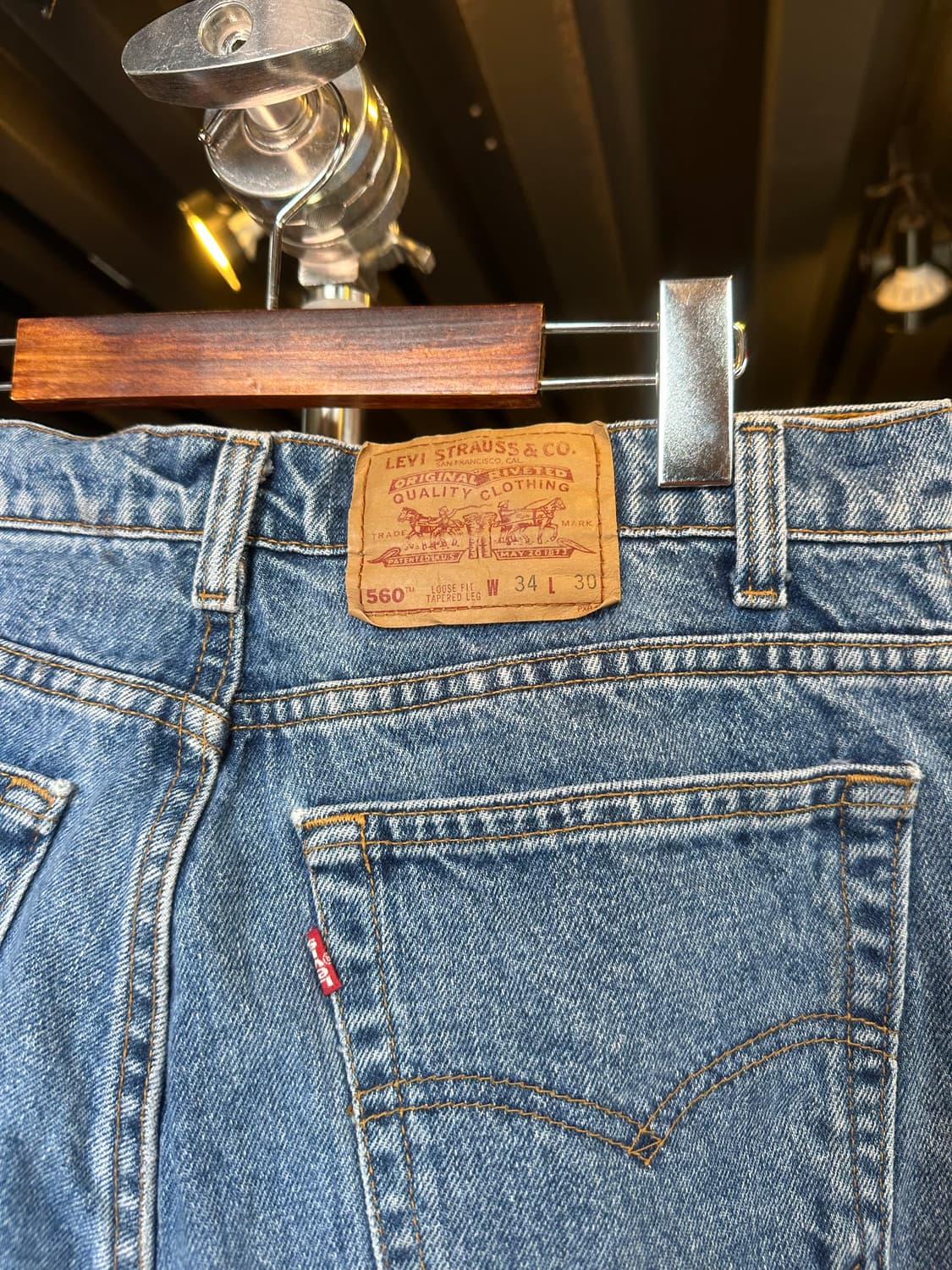 90s 리바이스560 데님 팬츠 34x30 made in usa 상품이미지6
