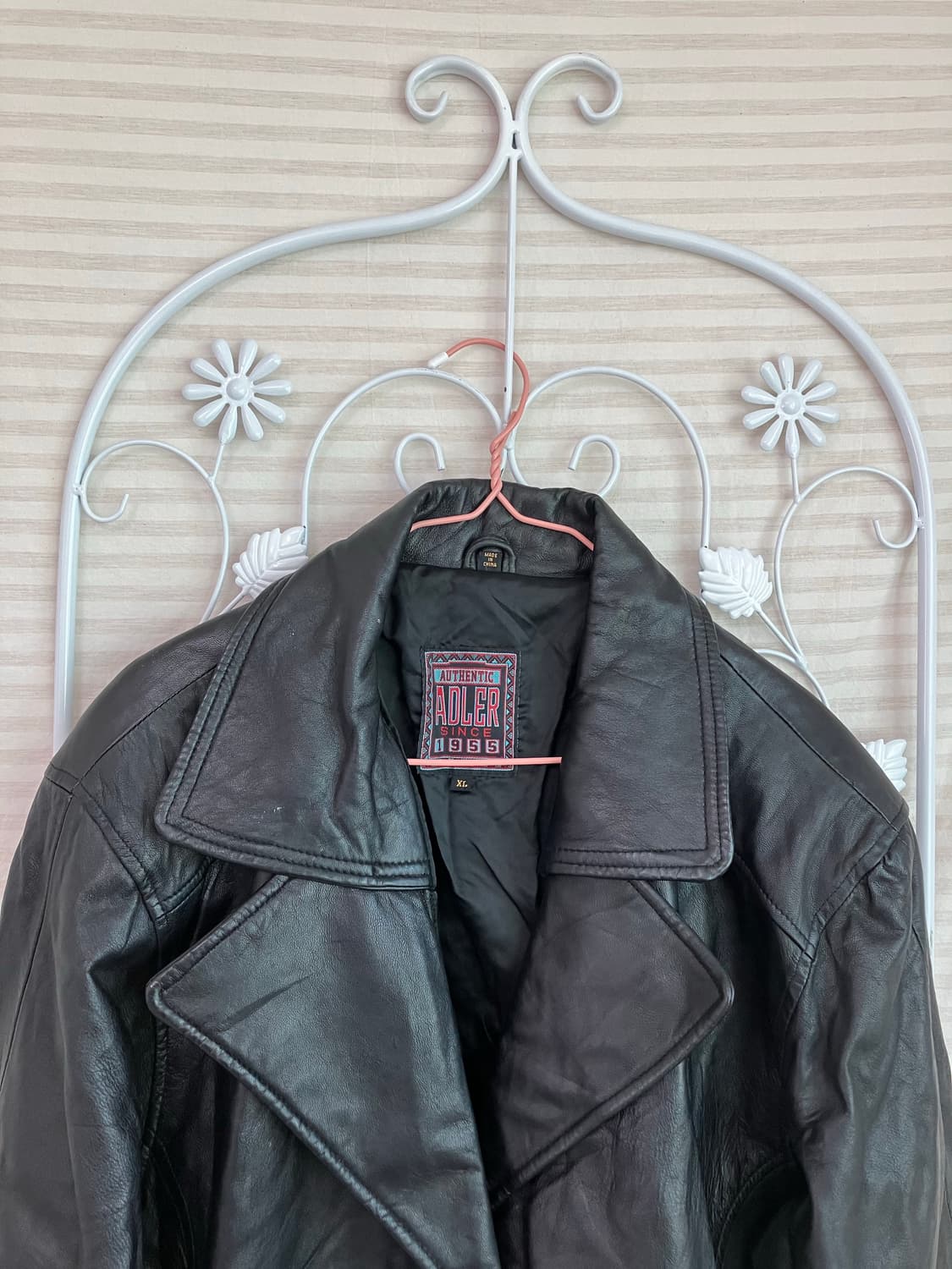 빈티지 블랙 레더 자켓 y2k 스트릿 갸루 펑키 일본빈티지516  fab 상품이미지3