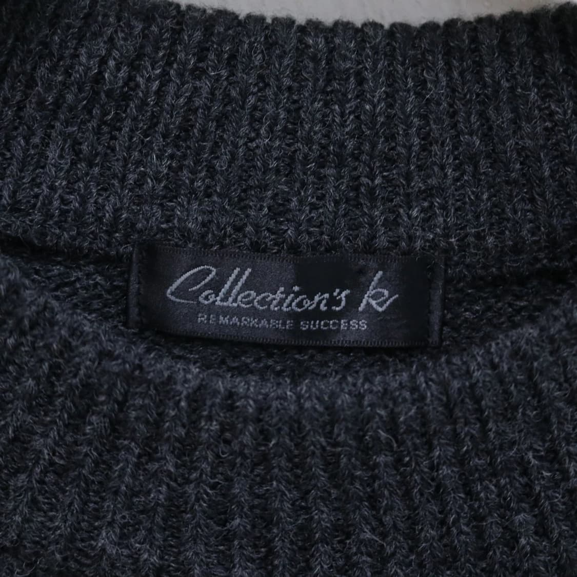COLLECTION'S K  플라워 포인트 울혼방 니트 60503 상품이미지7