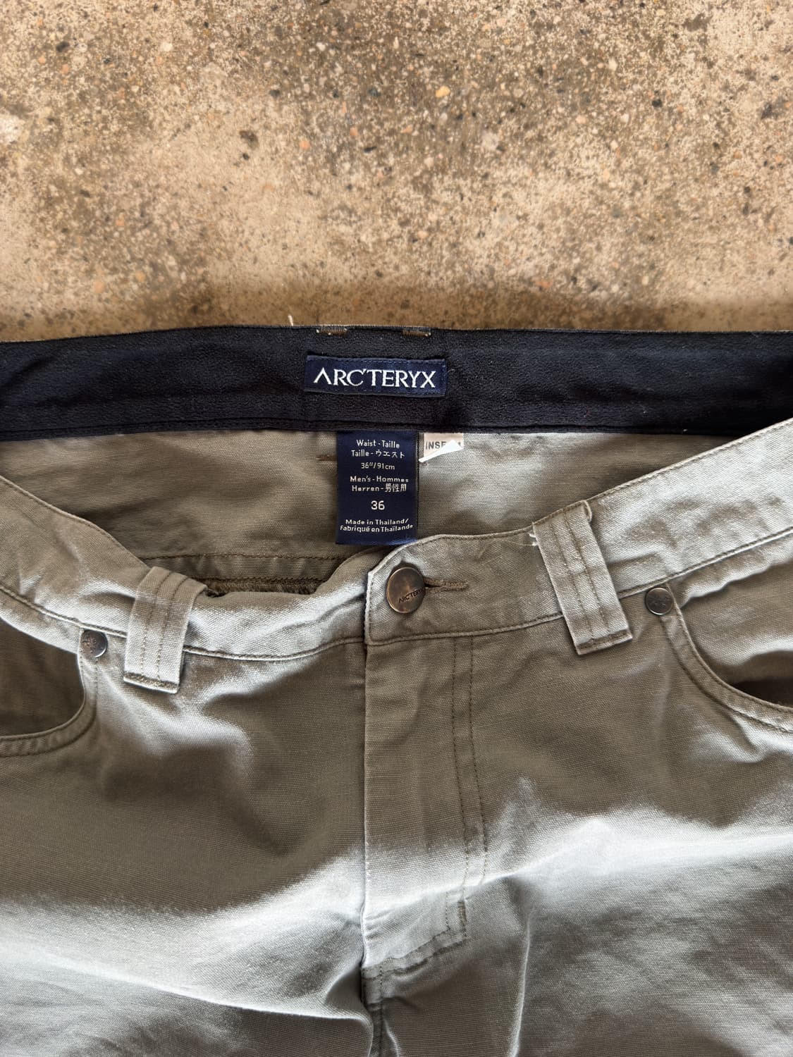 올드 아크테릭스 워크 팬츠 상품이미지4