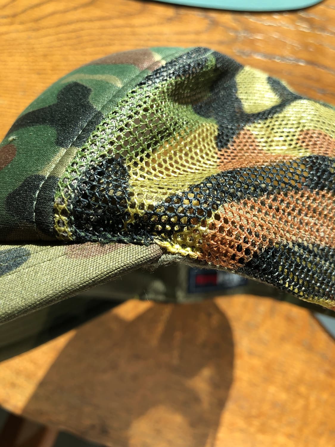 90s 스투시 카모 트러커 모자 상품이미지7