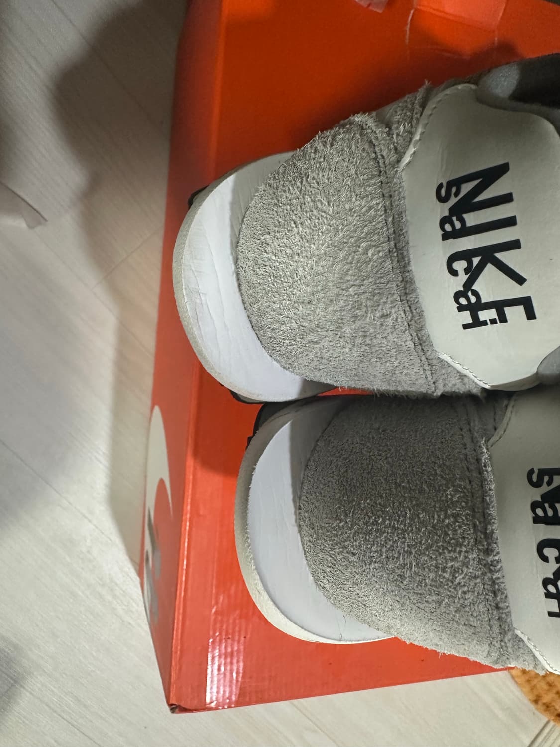 나이키 사카이 프라그먼트 LD와플 라이트 스모크 그레이 285 상품이미지5