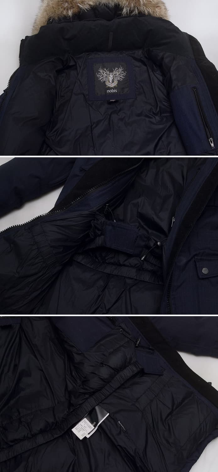노비스 신디 헤비다운 패딩파카 다크네이비 (S / 85-90) 상품이미지6