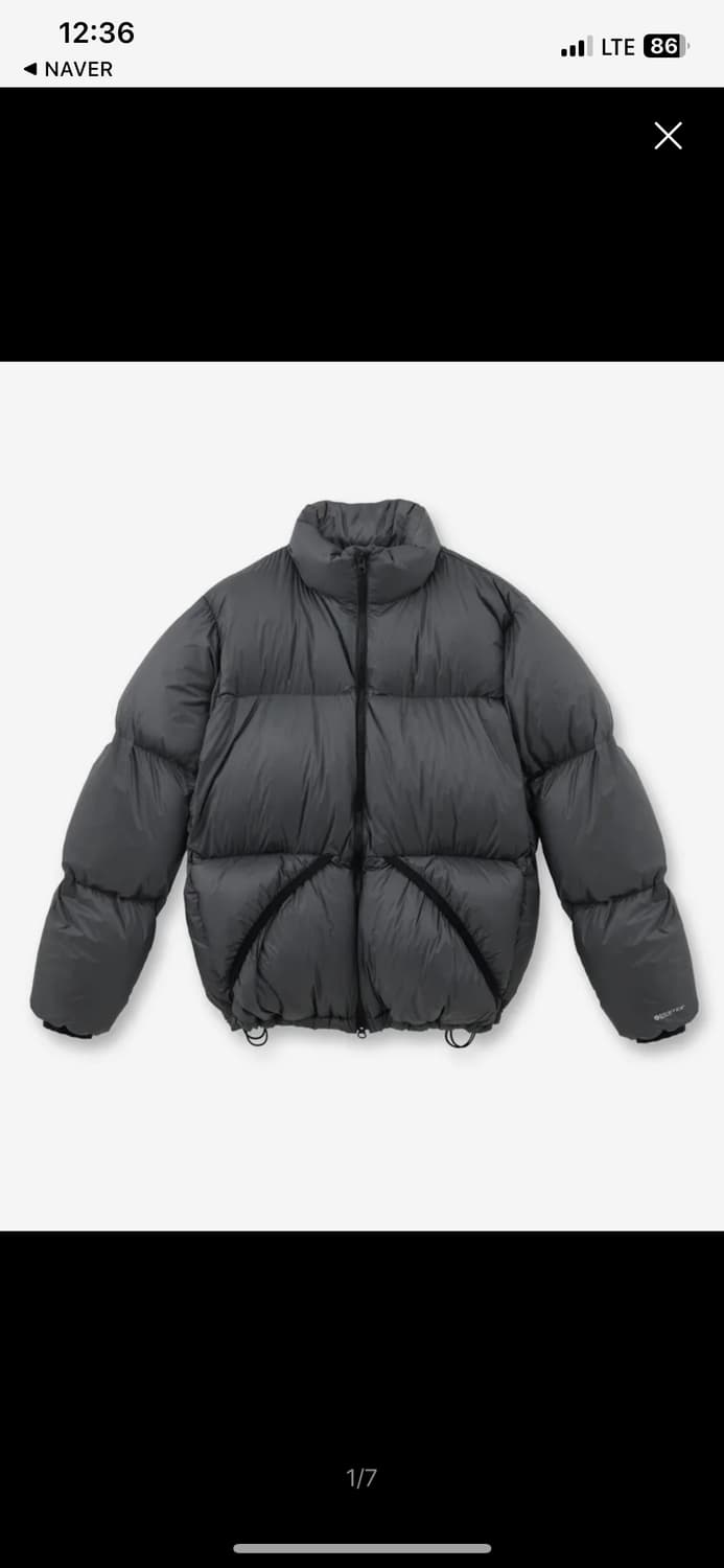 (구매) 브라운야드 에베레스트 구스 다운 차콜 4사이즈 구매 상품이미지1
