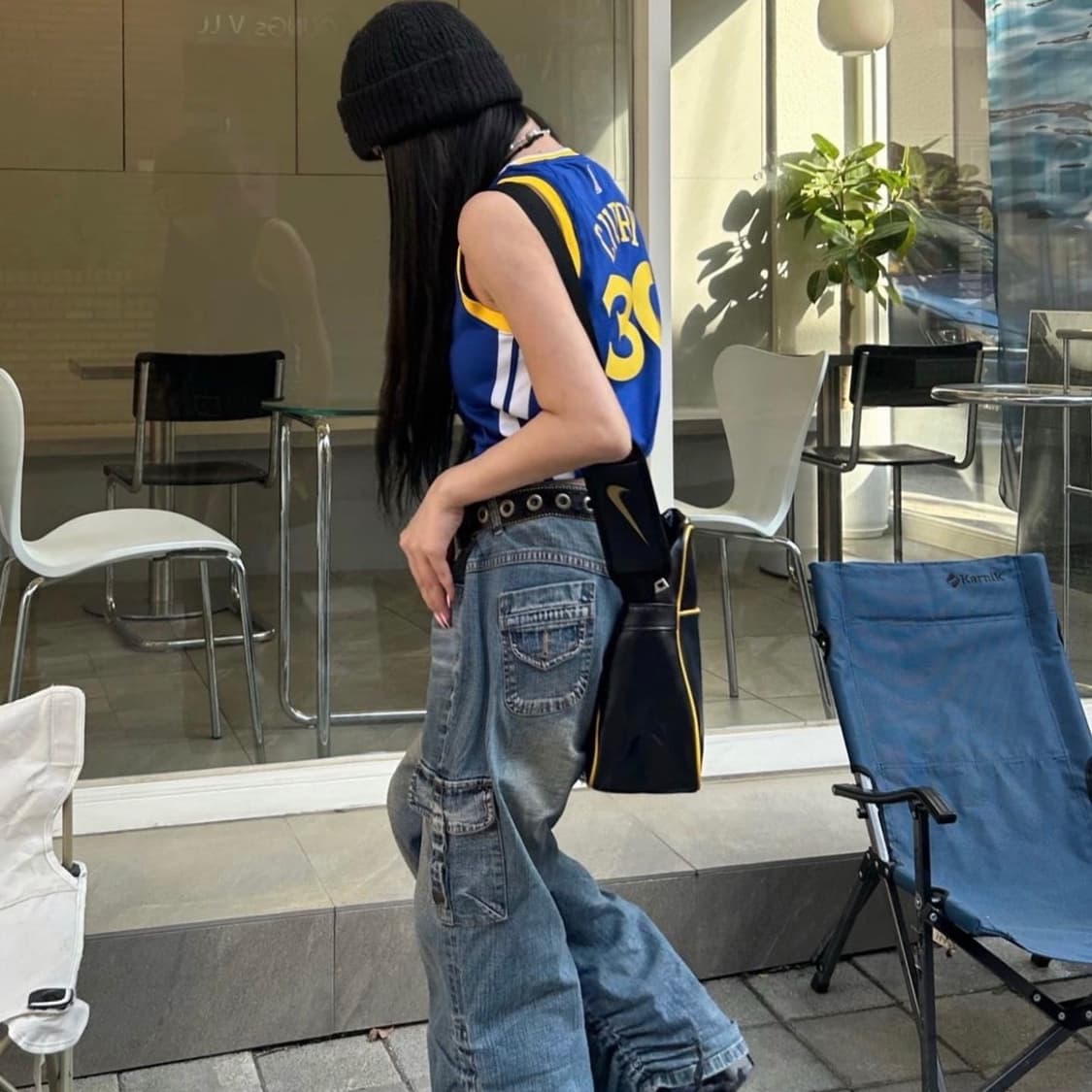 빈티지 스포티 나이키 NBA 커리 나시 슬리브리스 상품이미지3