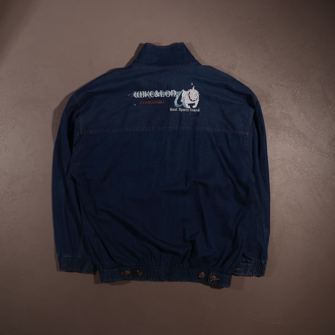 일본빈티지 데님 블루종 자켓 상품이미지5