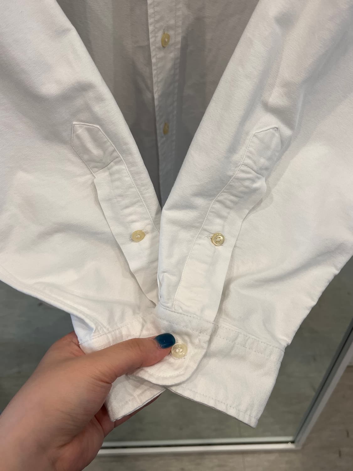 Polo RL 폴로 랄프로렌 CLASSIC FIT 화이트 옥스퍼드 셔츠 상품이미지4