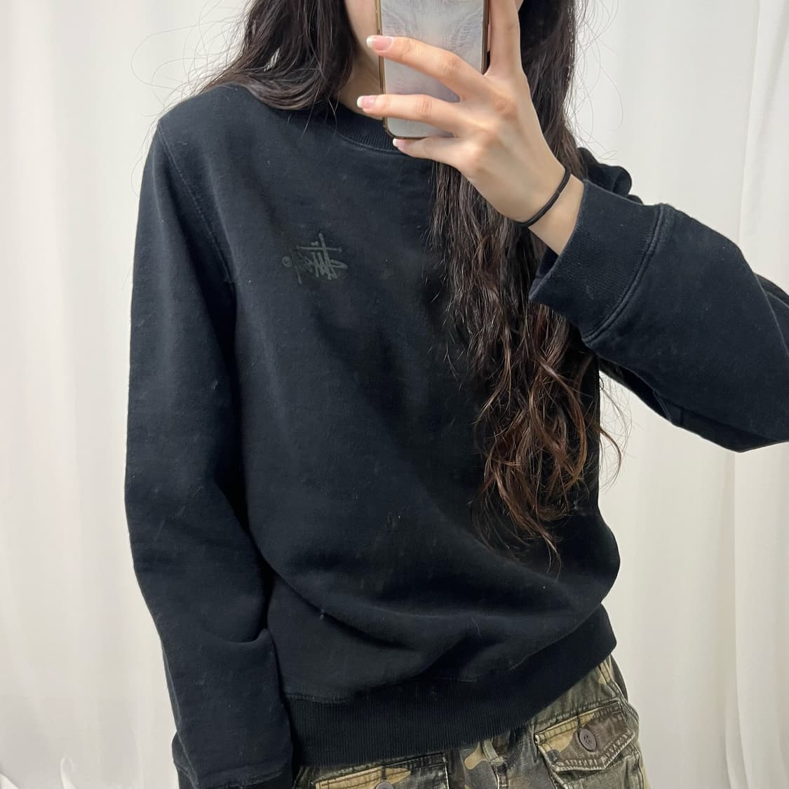 Stussy black sweatshirt  상품이미지3