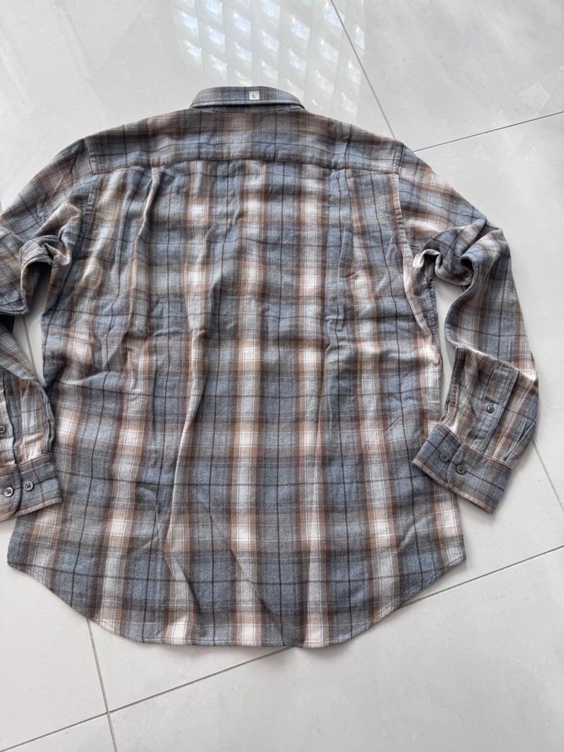 LONG SLEEVE PLAID SHIRT 긴팔 플레드 셔츠 상품이미지4