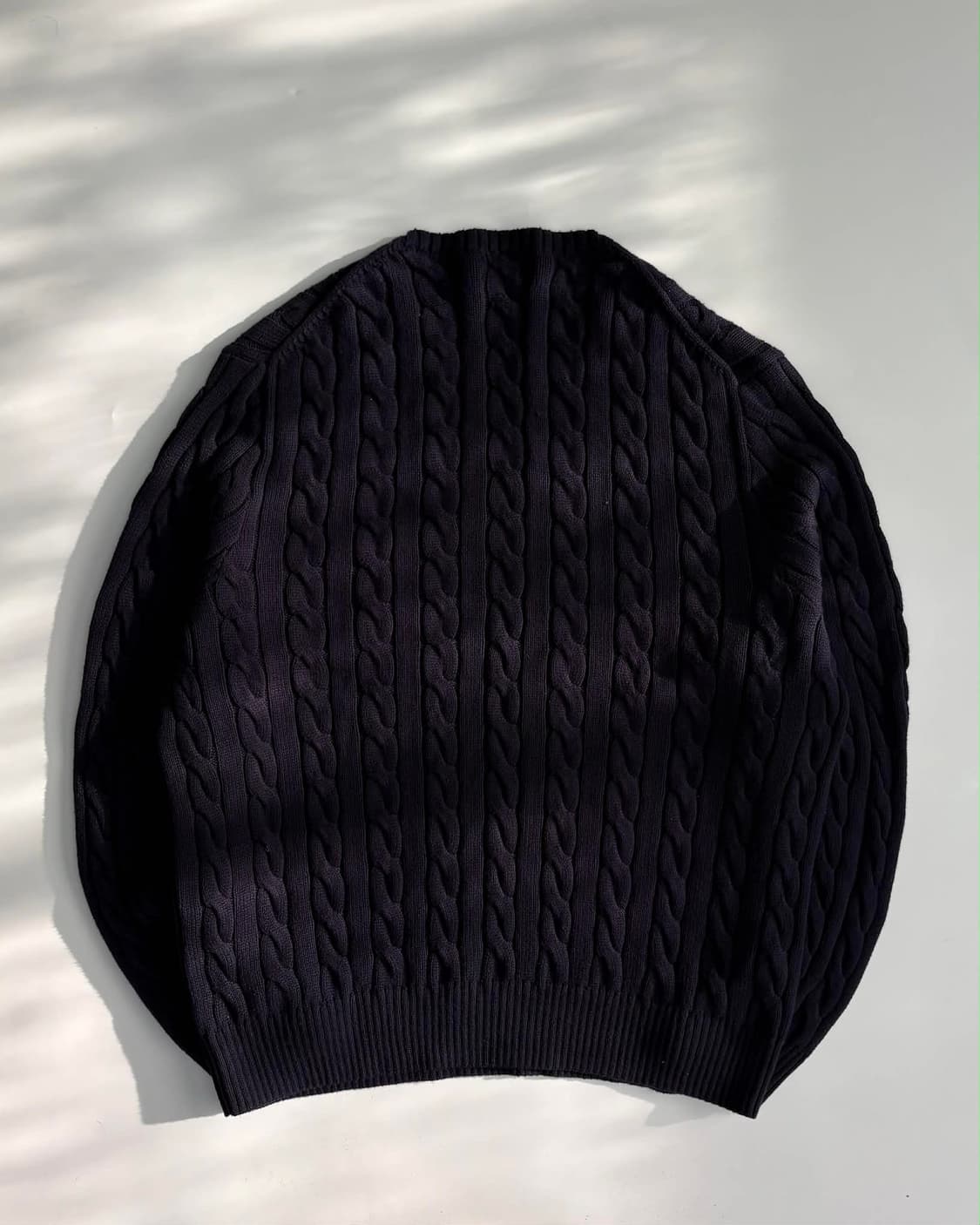 [XXL] 폴로 랄프로렌 네이비 코튼 케이블 니트 스웨터 상품이미지2