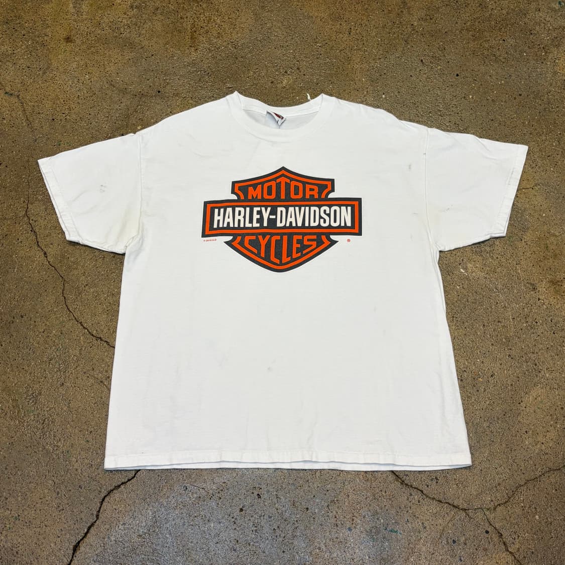 미국 빈티지 할리데이비슨 빅로고 반팔티 상품이미지1