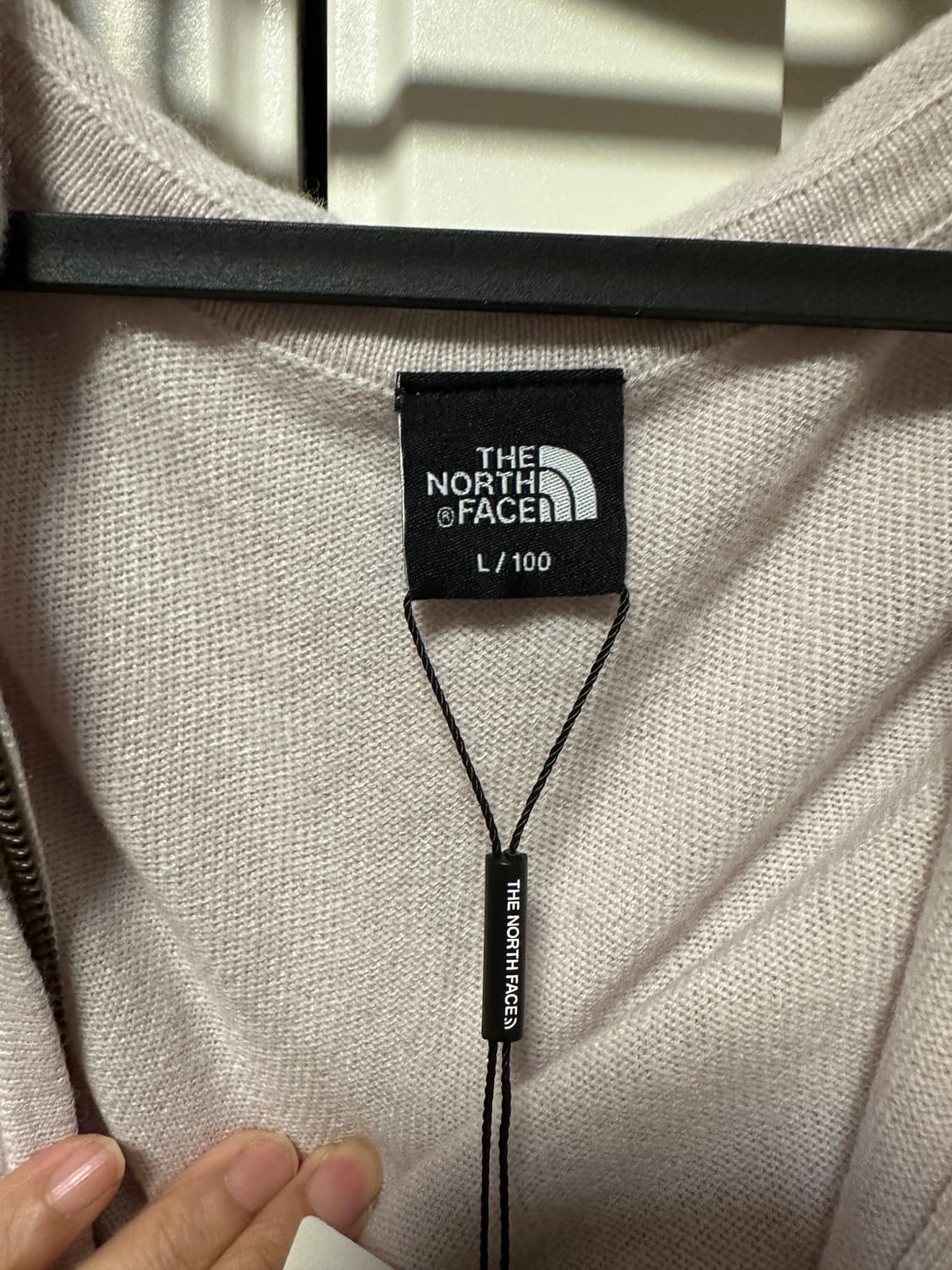 노스페이스 캐시미어 100% 후드 집업 새상품 L 상품이미지7