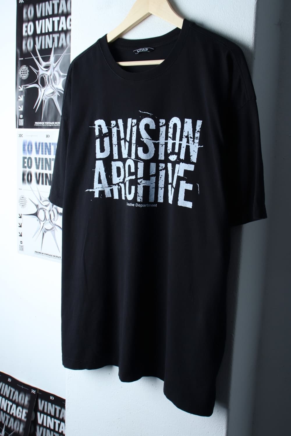 (L-XL) 아이돈워너셀 반팔 티셔츠 빅로고 블랙 스트릿-7B98 상품이미지1