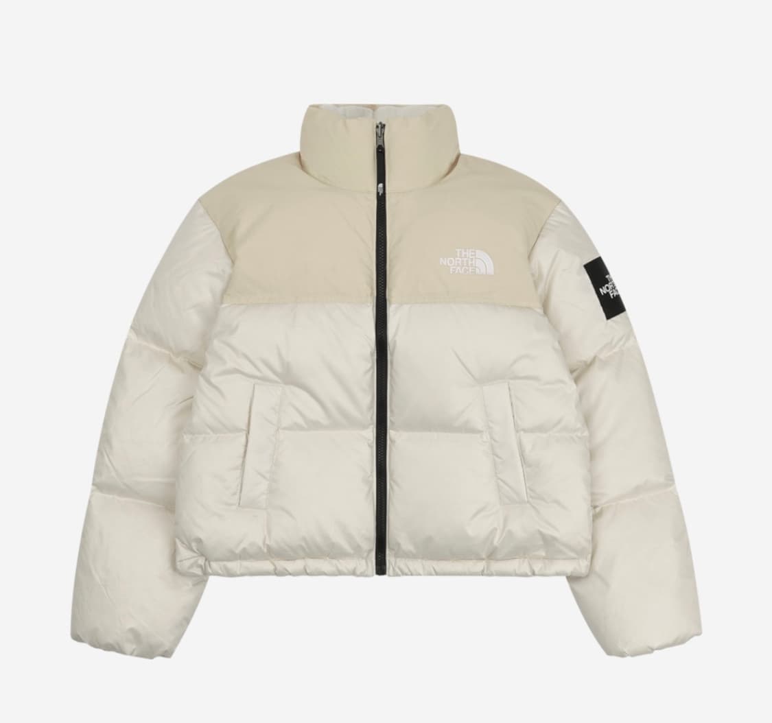 노스페이스 화이트 라벨 노벨티 눕시 다운 자켓 크림 베이지 85s 상품이미지1