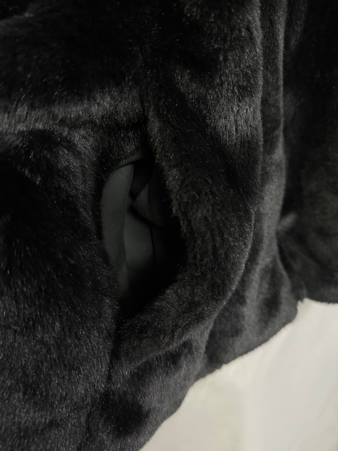 아디다스 페이크 퍼 집업 자켓 (adidas) 상품이미지5