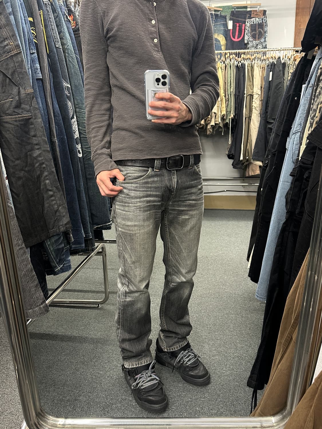 31) 리바이스 511 슬림 스트리이트 흑청 데님팬츠 상품이미지1