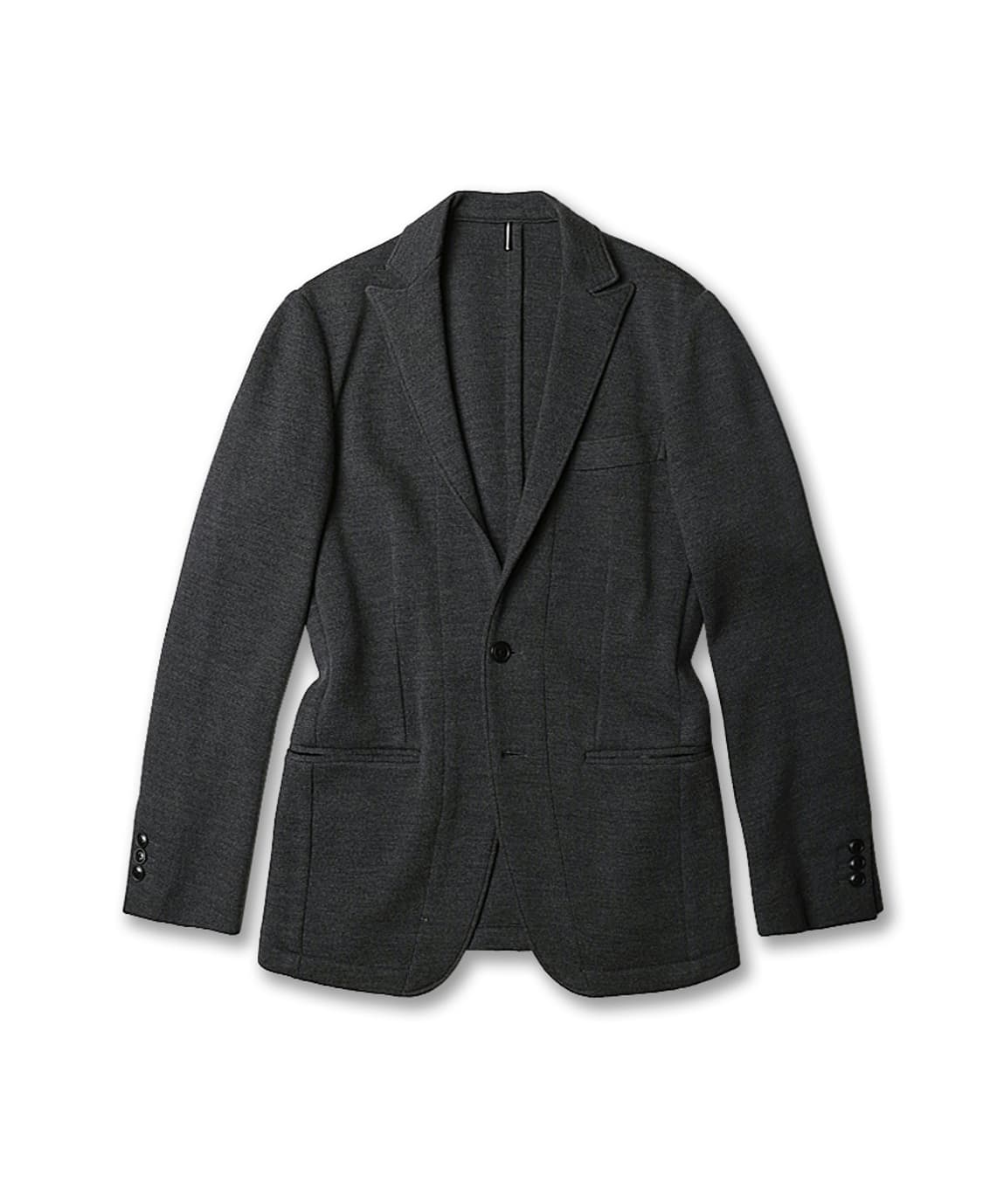 링자켓 [Ring Jacket X Jun] 다크 그레이 울 니트 자켓 상품이미지1