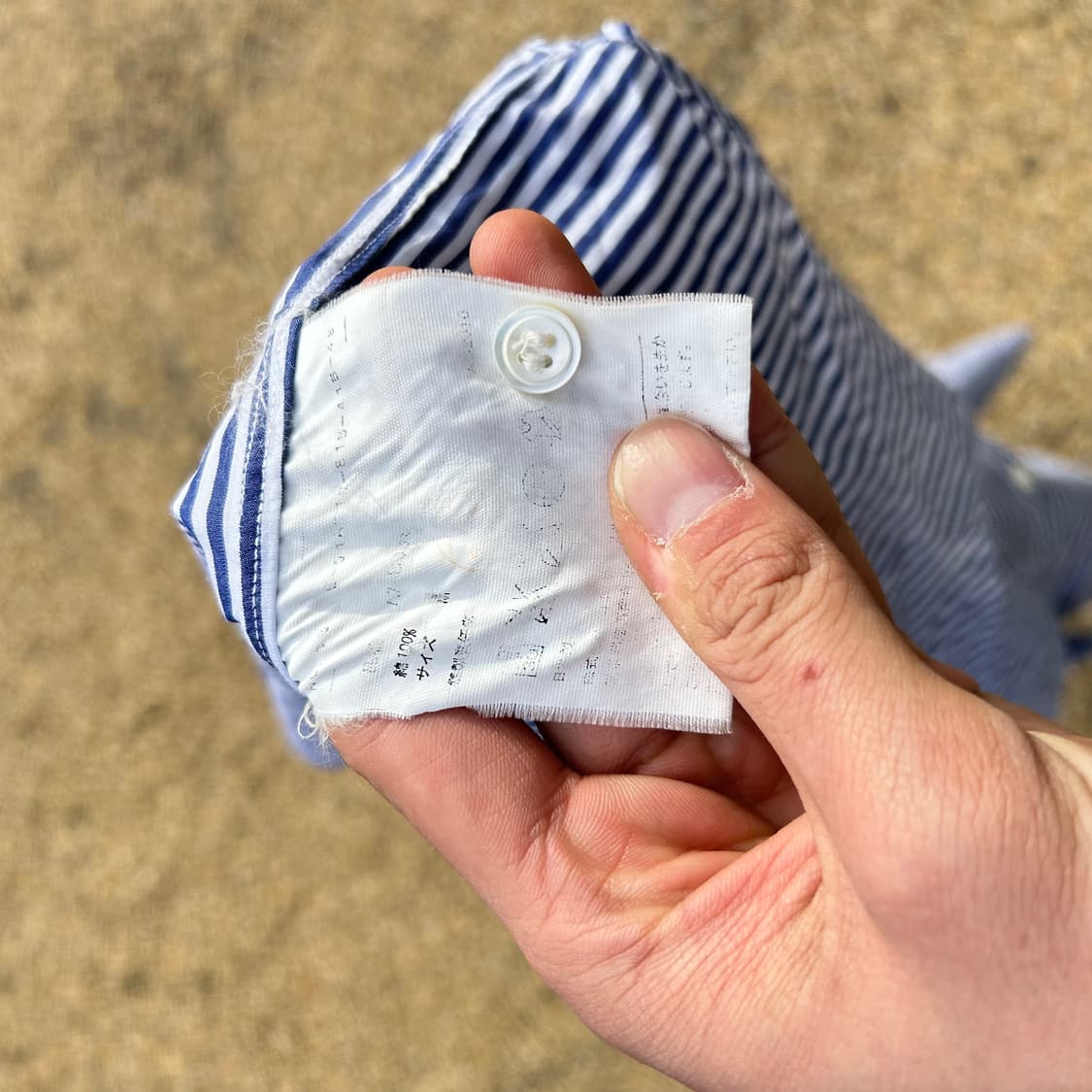 꼼데가르송(Comme des garcons)블랙와팬 스트라이프 셔츠 상품이미지6