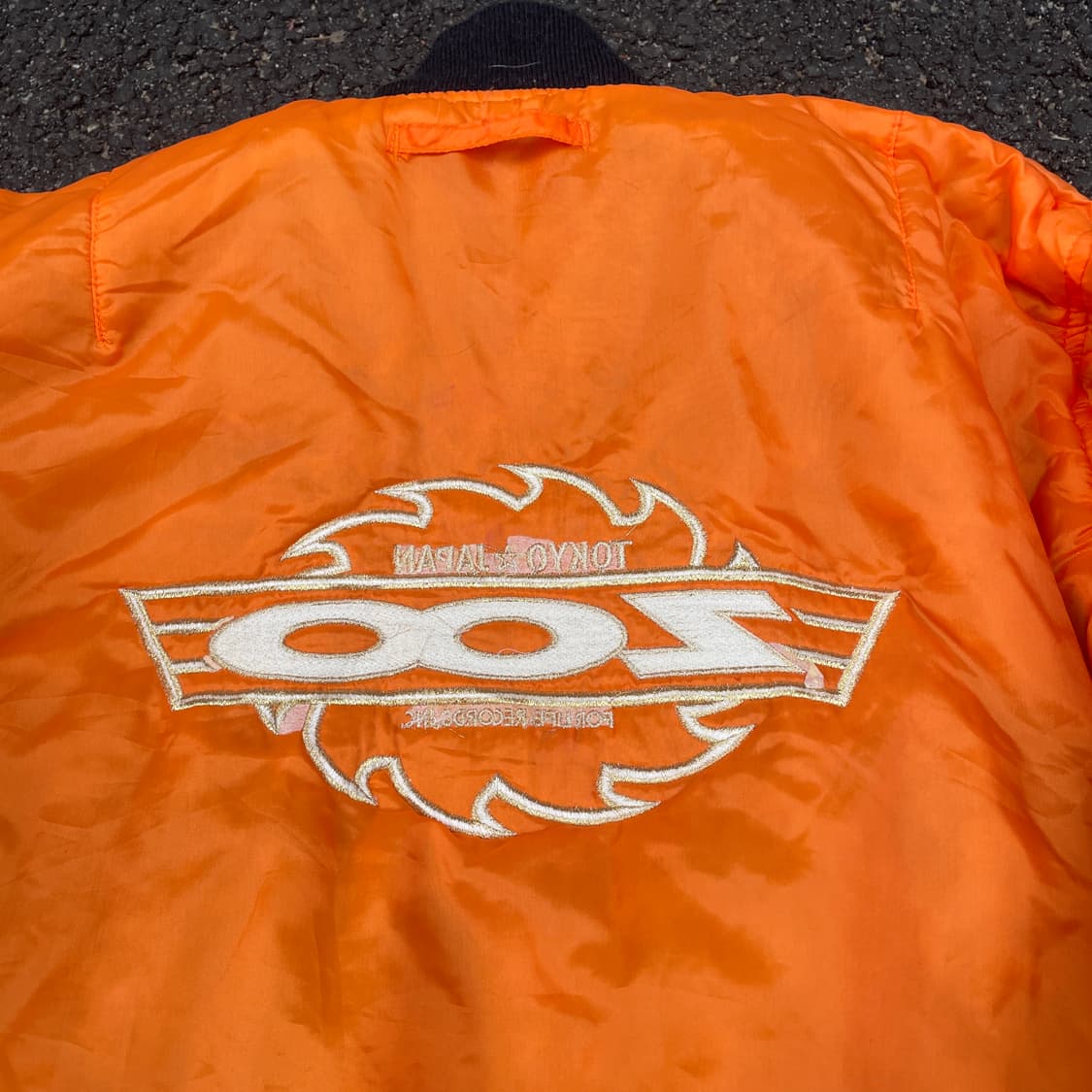 90s 일판 ZOO 92년 ya ya 한정판 리버시블 양면 항공잠바 XL 상품이미지6