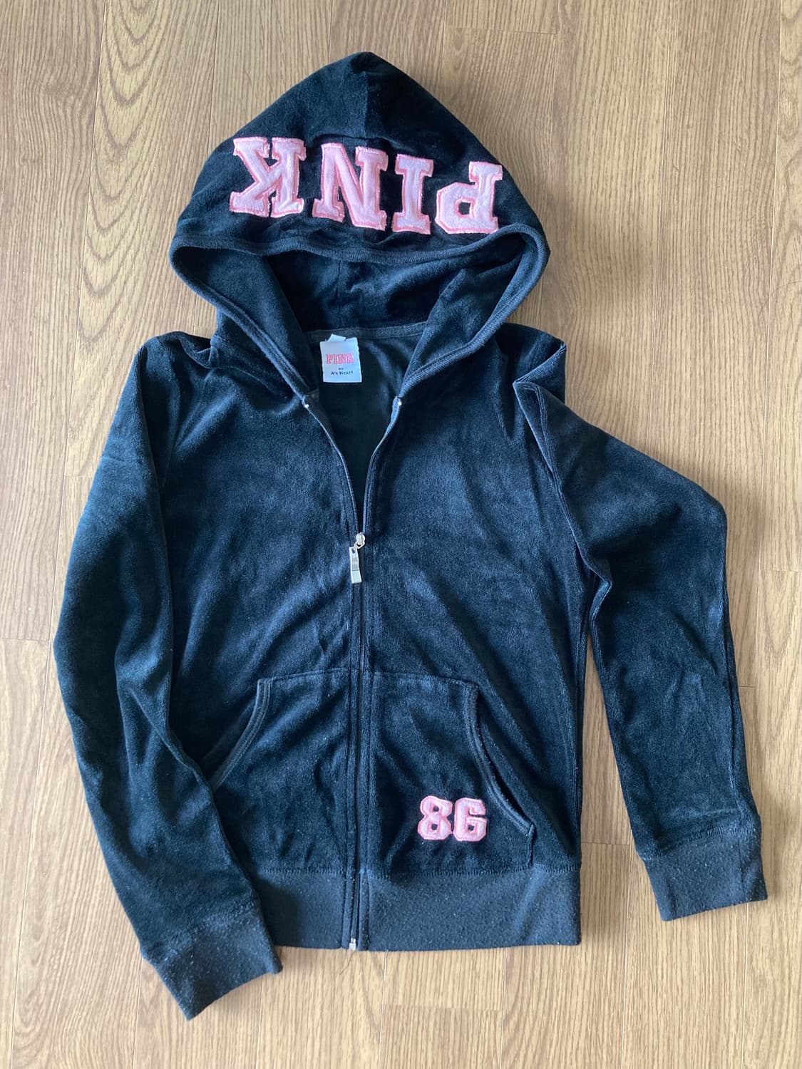 벨벳 S 후드집업 집업 블랙 핑크 후드 후드티 맨투맨 긴팔 긴팔티 티셔츠 상품이미지1