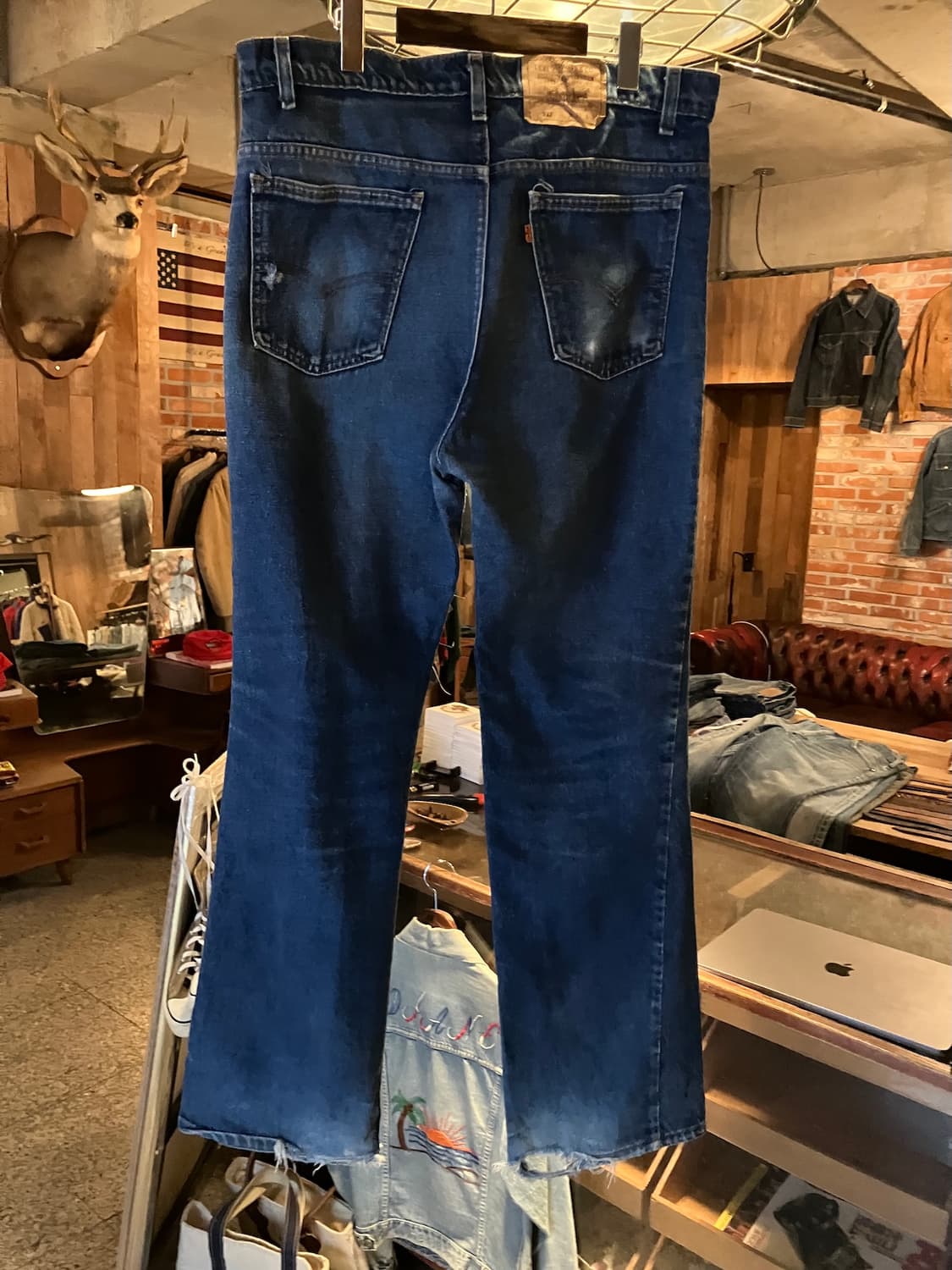 90s USA 빈티지 리바이스 517 부츠컷 데님 팬츠 상품이미지5