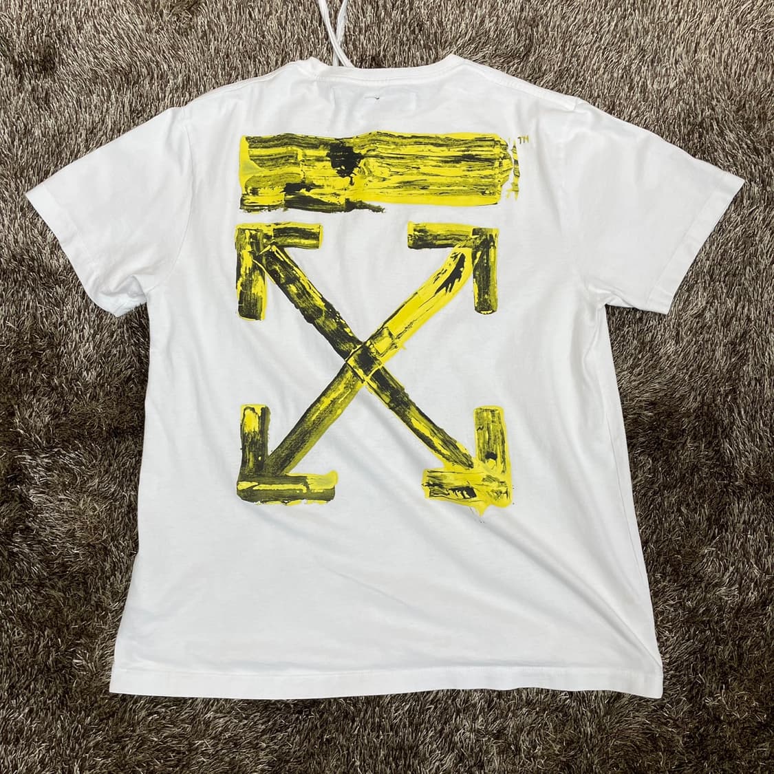 오프화이트 Off-White 화이트 아크릴 애로우 반팔 티셔츠 2XS 상품이미지1