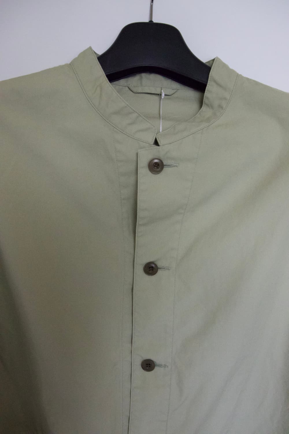 (새상품)나나미카 밴드칼라 셔츠 자켓 라이트그린 XL 상품이미지3