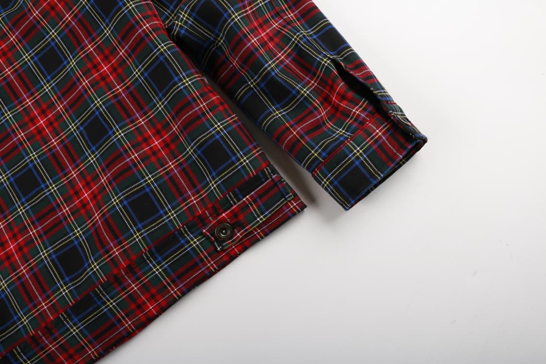 [M] 자라 타탄체크 블루종 자켓 상품이미지6