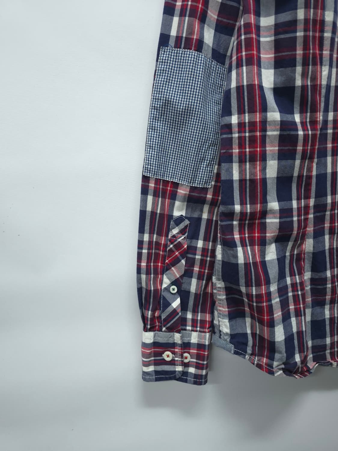 타미힐피거 남성 포켓&엘보 패치 체크 셔츠(95) 상품이미지9