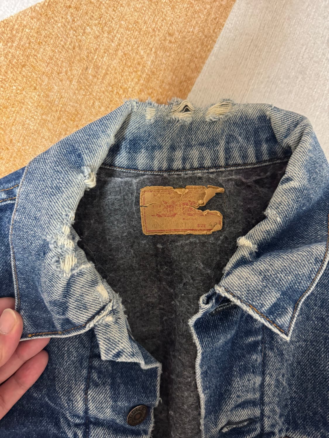 빈티지 리바이스 트러커 청자켓 levis 상품이미지4