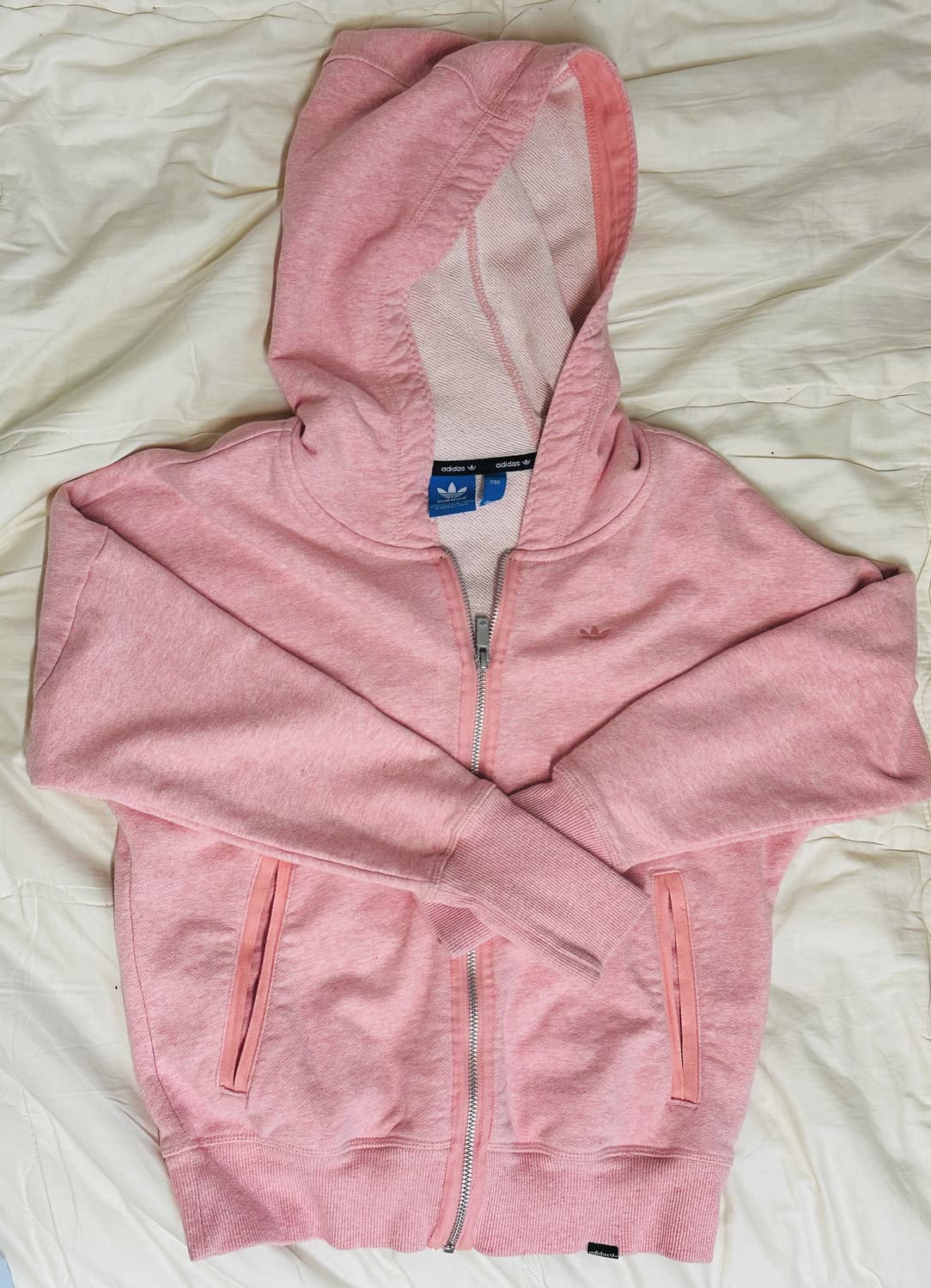 아디다스 오리지널스 핑크 후드집업 딸기우유 상품이미지1