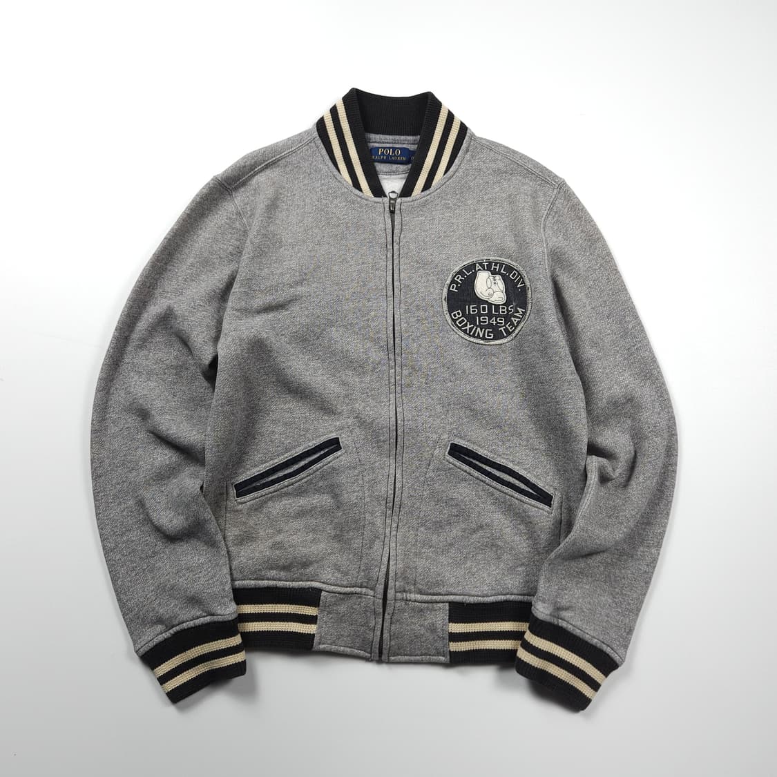 폴로 랄프로렌 신형 뉴욕 복싱 클럽 스웻 바시티 자켓 (S) 상품이미지1