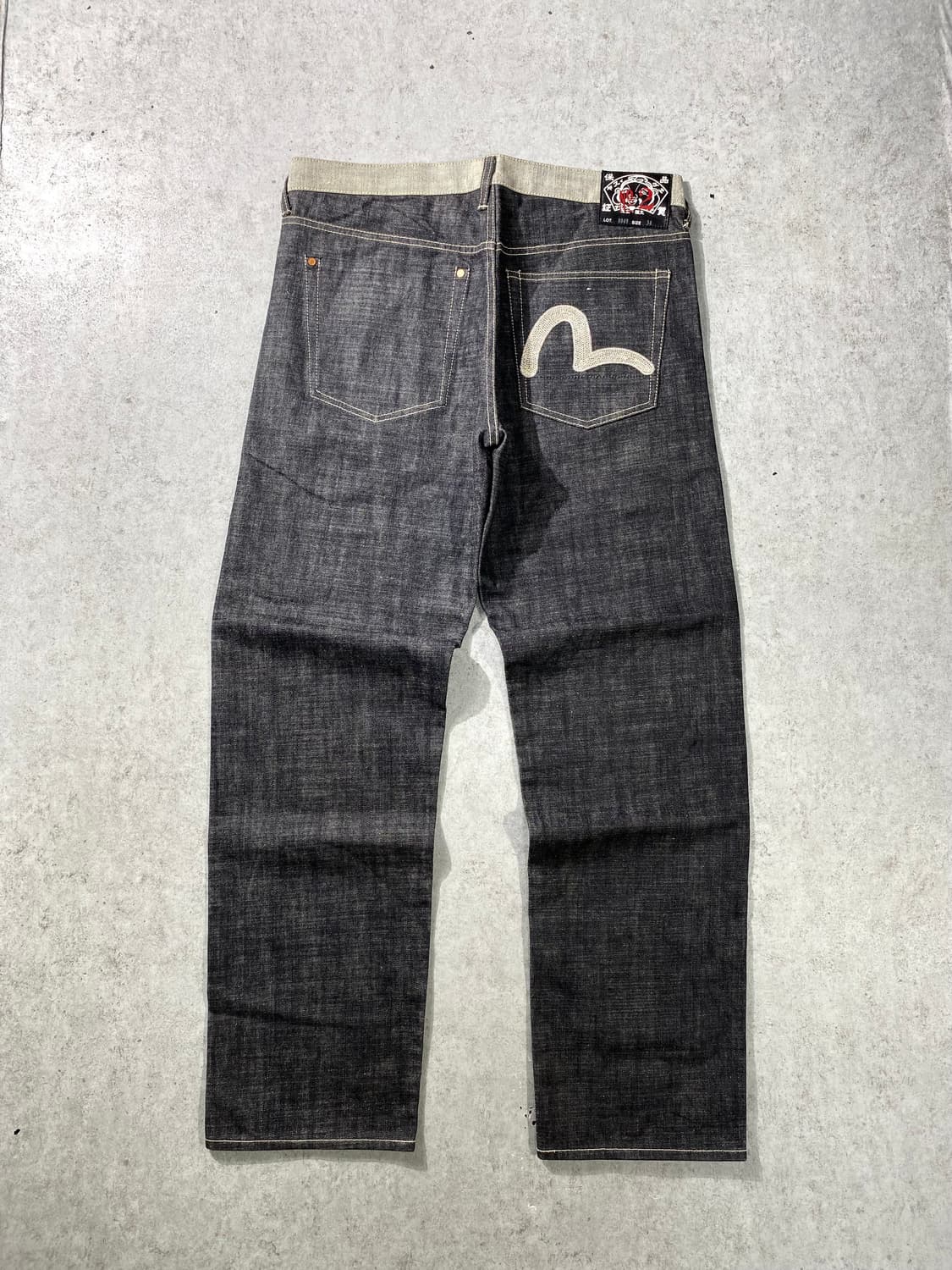 [34] Evisu 에비수 재팬 리버서블 리지드 데님팬츠 상품이미지1