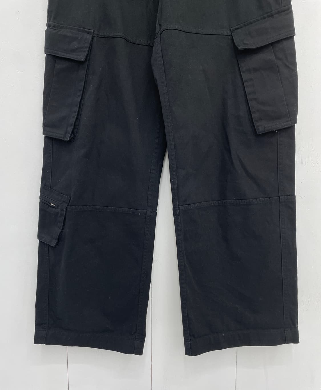 감마갤러리(GAMMA GALLERY) 와이드 핏 카고 팬츠 블랙 상품이미지4