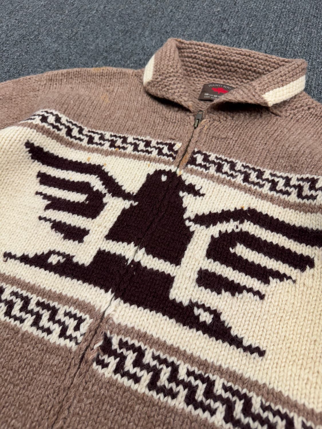 캐나다 스타일 빈티지 니트 코위찬 상품이미지2