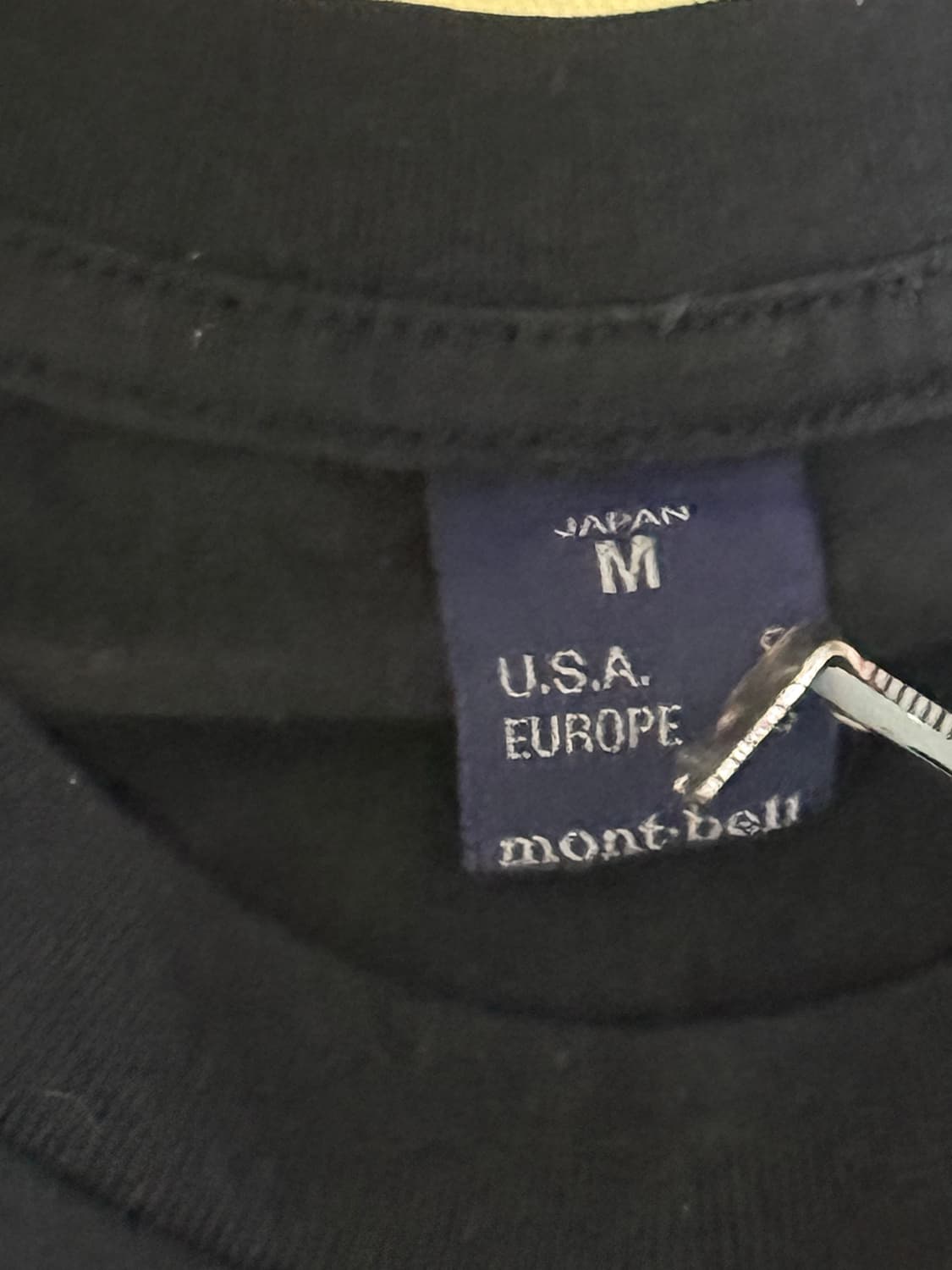 몽벨 빈티지 센터 로고 티셔츠 상품이미지4