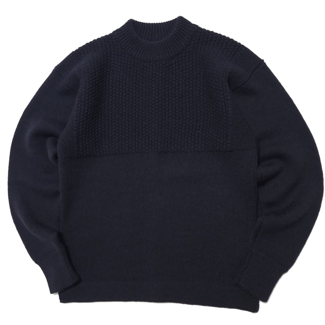 MHL 마가렛호웰 스코틀랜드 모크넥 울 니트 스웨터 상품이미지2