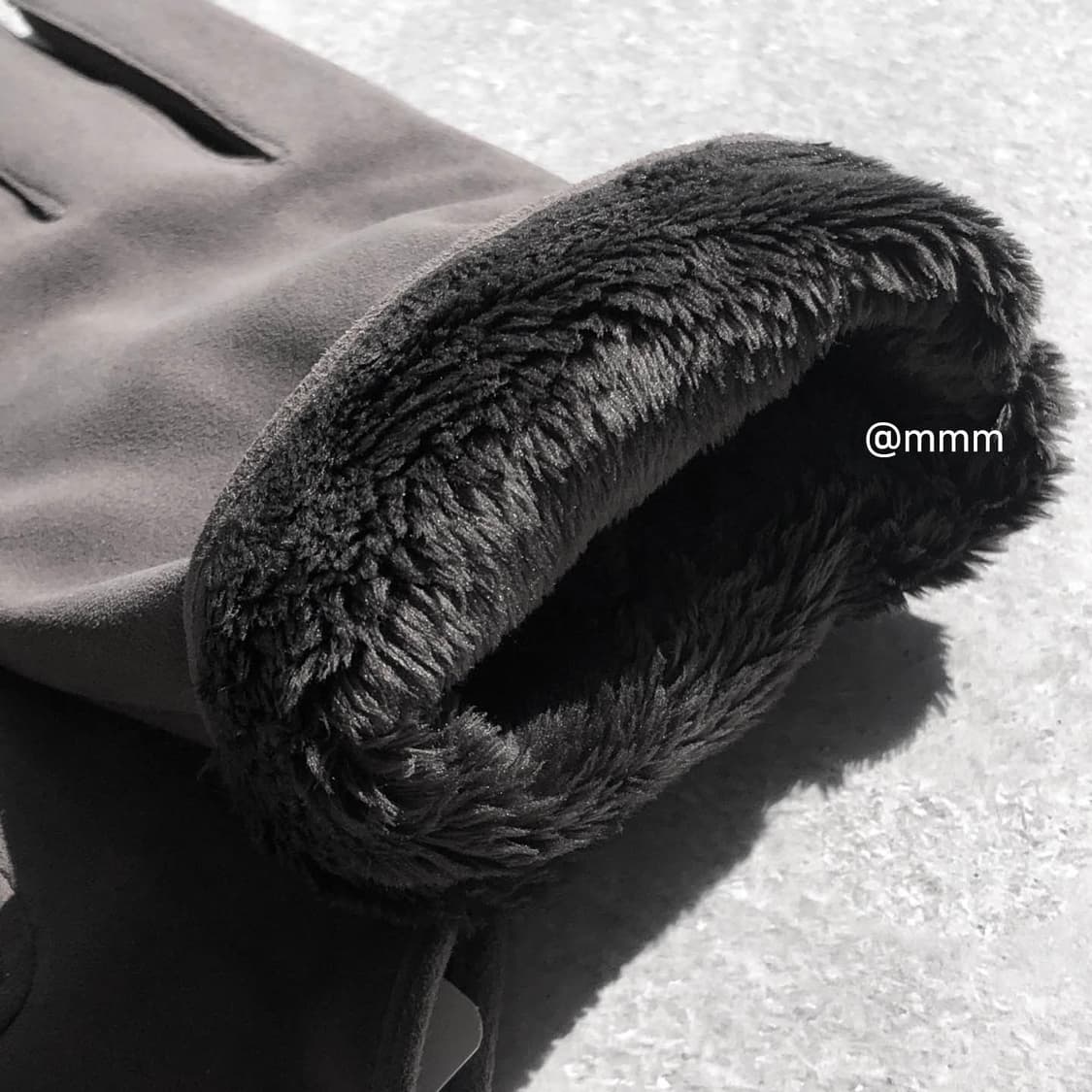 [Unisex] 스마트터치 가죽 장갑 스웨이드 상품이미지7