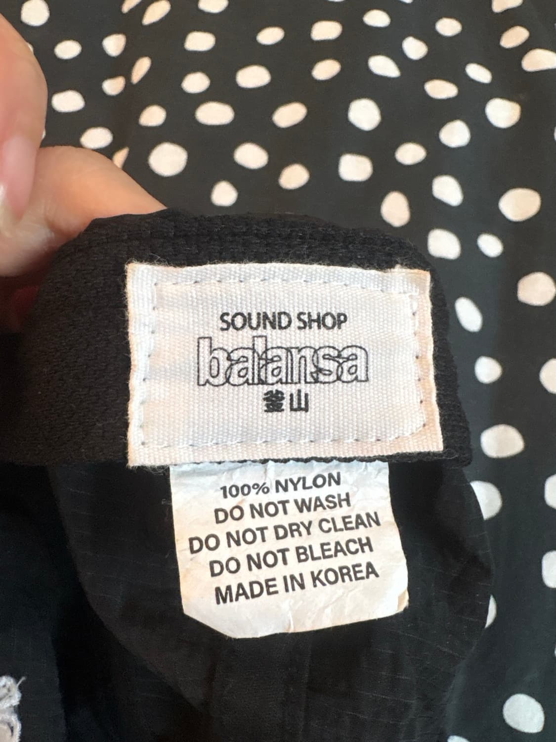 발란사 나일론 캠프캡 상품이미지2