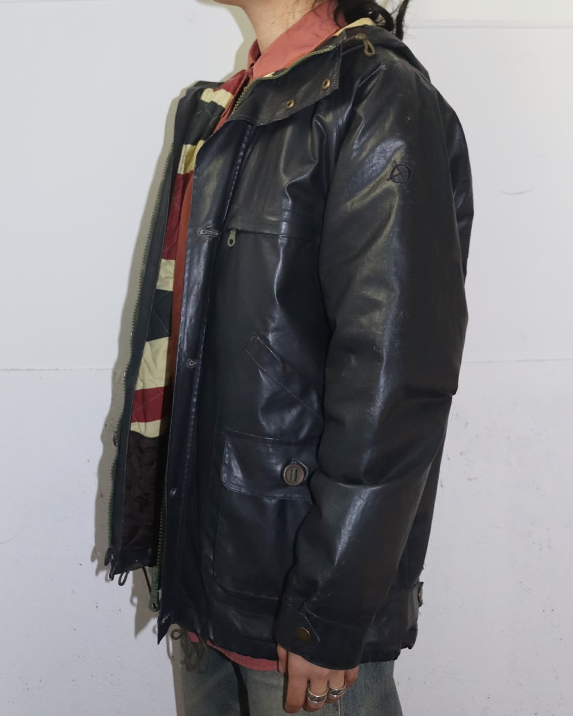 크로잭 왁스 후디드 필드 자켓 상품이미지3