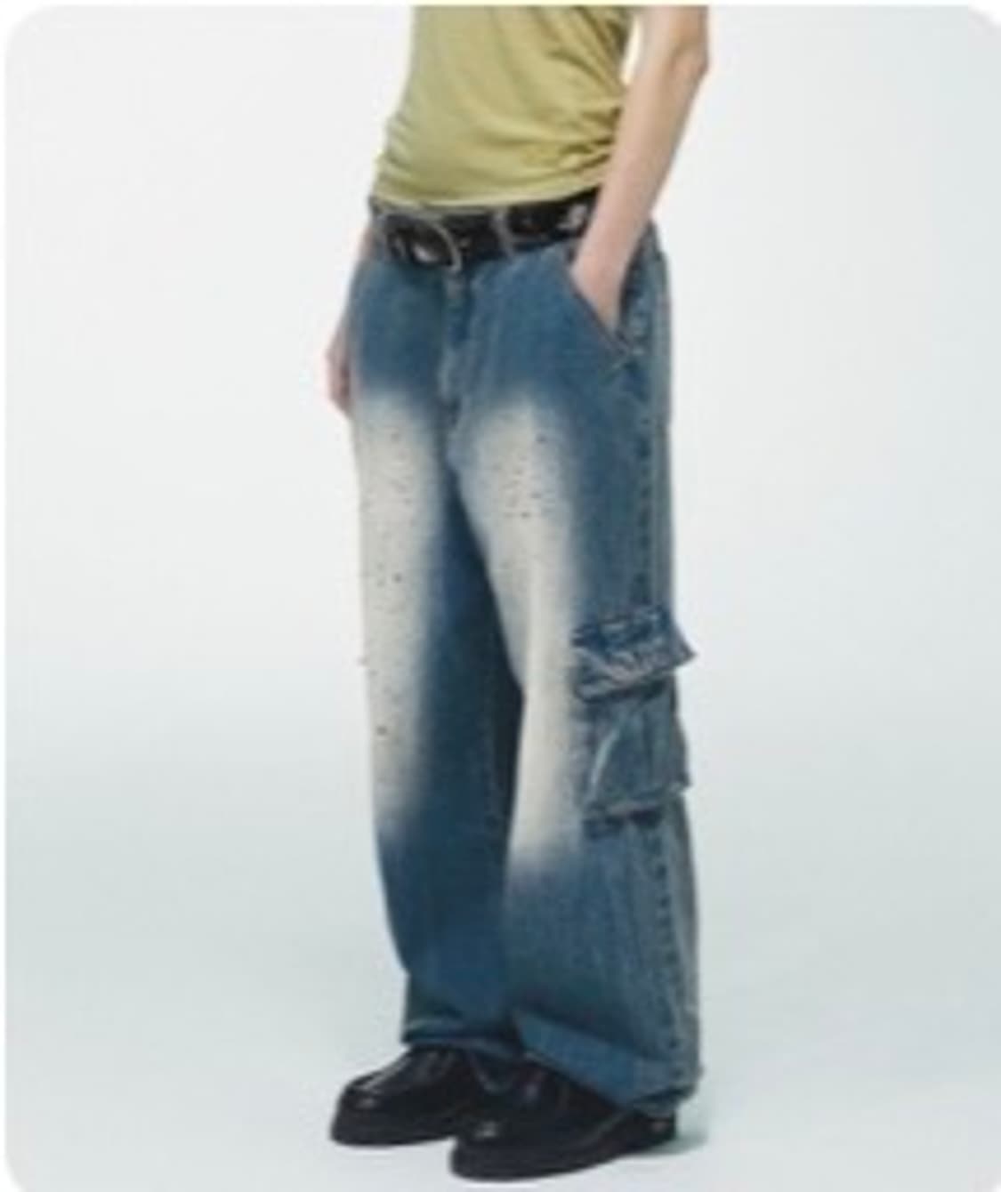 스컬프터 acid cargo jogger pants brushed  상품이미지1