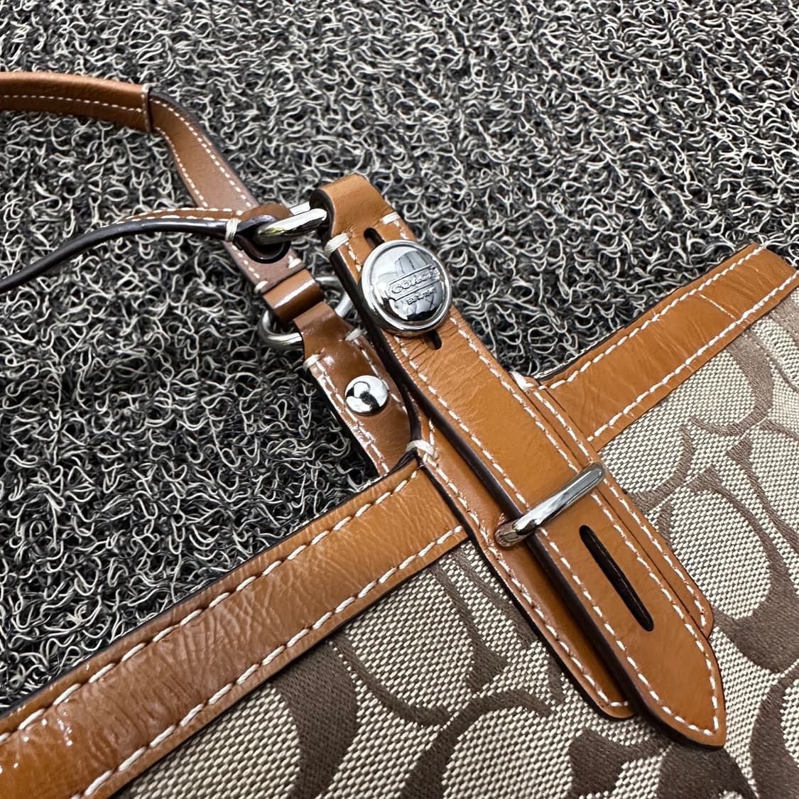 COACH 코치 시그니처 여성 숄더백 브라운 상품이미지7