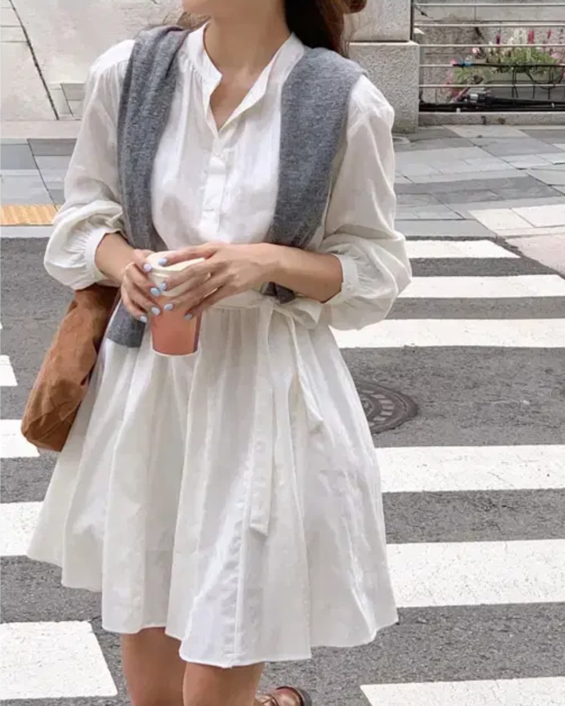 니썸 N.MOMENT 자가드원피스 55-66 새상품 상품이미지1