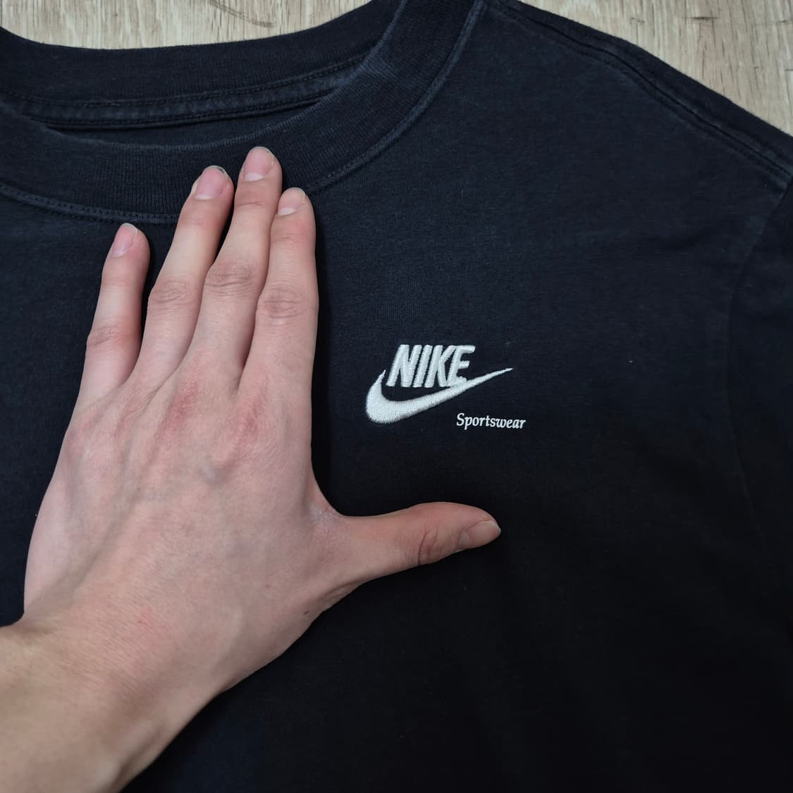 나이키 스포츠웨어 레터링 스우시 반팔티 M(95) 상품이미지4