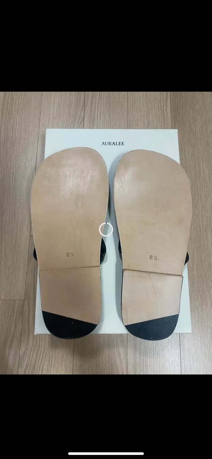 오라리 쪼리 레더 플립플랍 41.5size 새상품 상품이미지2